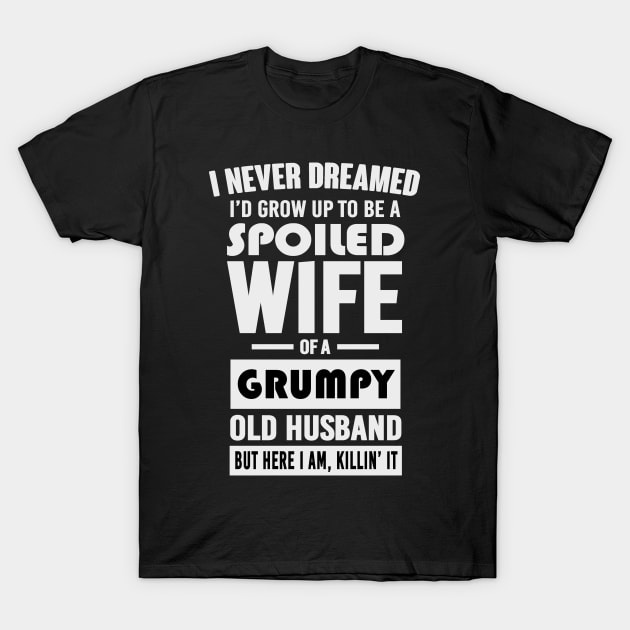 FUNNY GRUMPY OLD HUSBAND T-Shirt by bluesea33